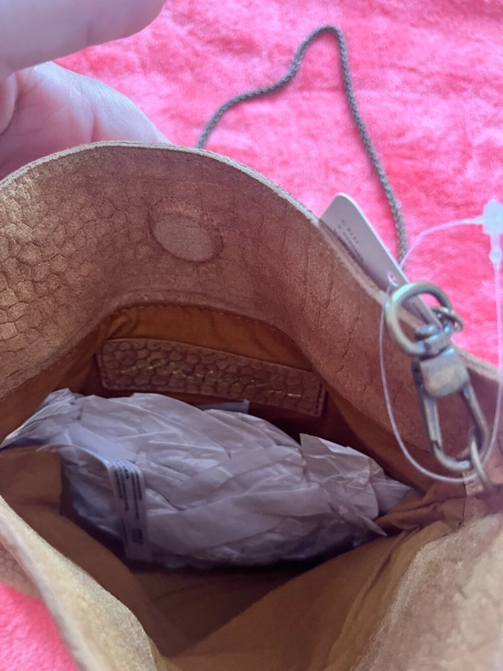 Free People Suede Crossbody Bag (Small) - Picture 6 of 7